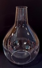Glass Hurricane Shade Candle Cover 11"