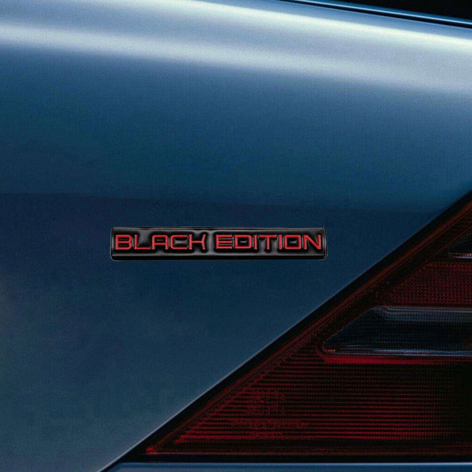 2PCS Edition Logo Emblem Badge Car Rear Tailgate Decal Sticker Car