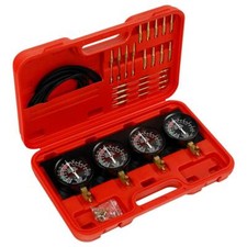 Fuel Vacuum Carburetor Synchronizer Carb Sync Gauge 4 Cylinder Bike