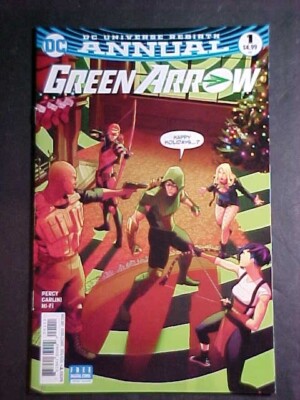 GREEN ARROW ANNUAL #1! DC UNIVERSE REBIRTH! VF 2018 DC COMICS