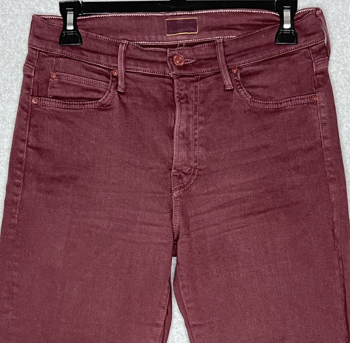 Mother Jeans The Rascal Ankle Fray Womens 28 Birds Of A Feather Stretch Denim