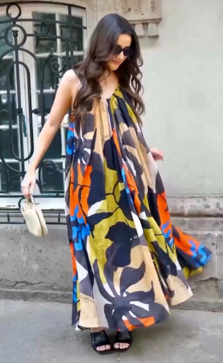 H&M HM SUMMER 2024 A-Line MAXI Dress Black Patterned Special Collection | eBay H&M HM SUMMER 2024 A-Line MAXI Dress Black Patterned Special Collection | eBay