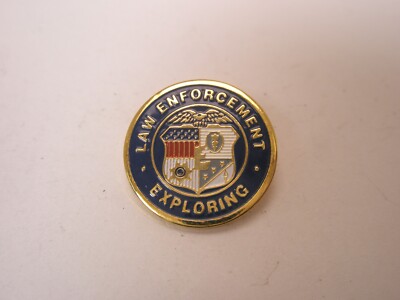 Exploring Law Enforcement Vintage Tie Tack Lapel Pin r104