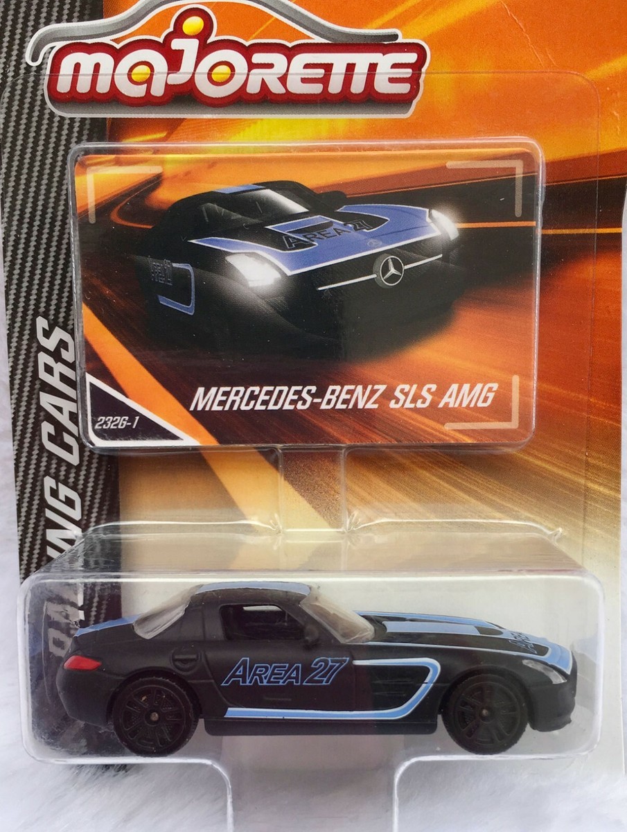 Majorette Mercedes Benz SLS Area 27 Matte Black 1:59 (3