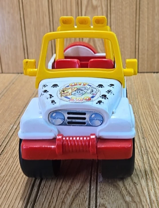 City Zoo Empire 2000 Juguete Jeep De Colección Blanco 8" Largo Camión Coche Buddy L Foto 2 de 4