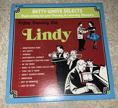 Betty White Selects Enjoy Dancing the Lindy (Swing) JAZZ LP Record VG+/VG+