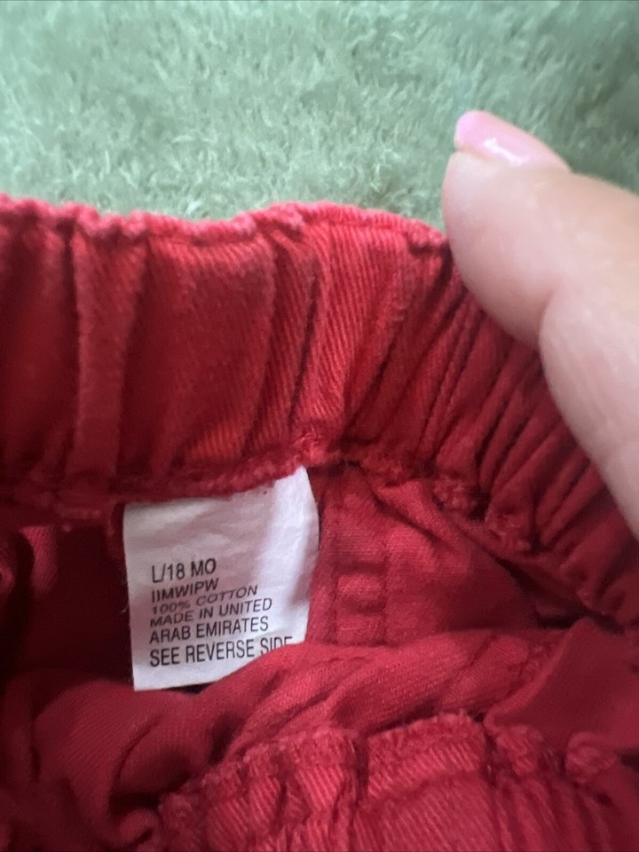 Wrangler Denim Baby Diaper Cover Shorts Bummies Infant Size 18 Months