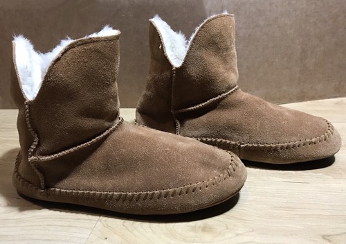Madewell Leather Suede Booties Faux Fur 