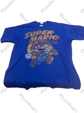 Preowned Vintage Port  Company Super Mario Graphic Shirt Size Large D3