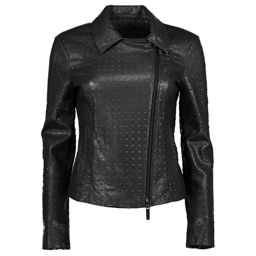 armani leather jacket y2k 八の字 Armani Exchange Men's Faux Leather Biker Jacket 8NZB08-ZNAAZ
