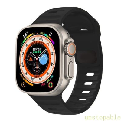 Silicone Sport Strap For Apple Watch Band Ultra 3 49mm Series 11 10 9 8 SE 7 6 5
