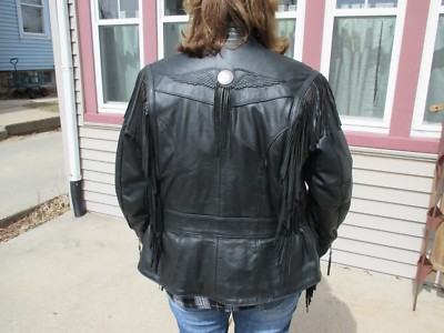 harley davidson fringed leather jacket