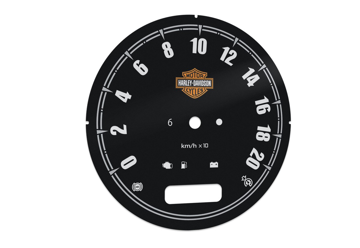 Harley-Davidson Softail - Speedometer dials MPH to KM/H