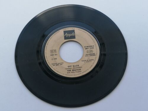 THE BEATLES ITALIAN JUKE BOX ONLY APPLE 45 GET BACK PROMO - Picture 2 of 4