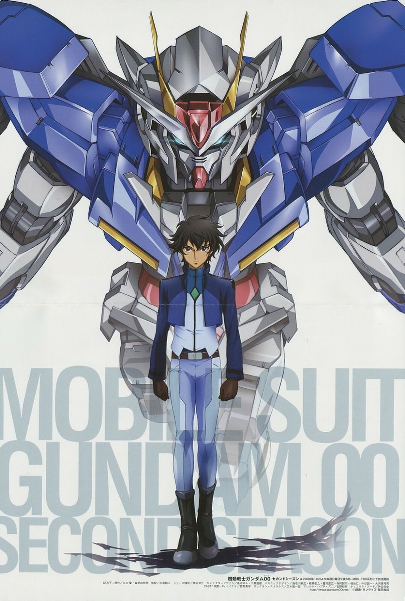 ガンダム00 B3 リミテッドポスター ロックオン ニール poster promo Mobile suit Gundam 00 OO anime Setsuna Tieria Lockon