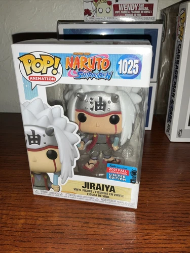 Funko POP #1025 Jiraiya w/ Popsicles Naruto NYCC 2021 Comic Con Exclusive Figure