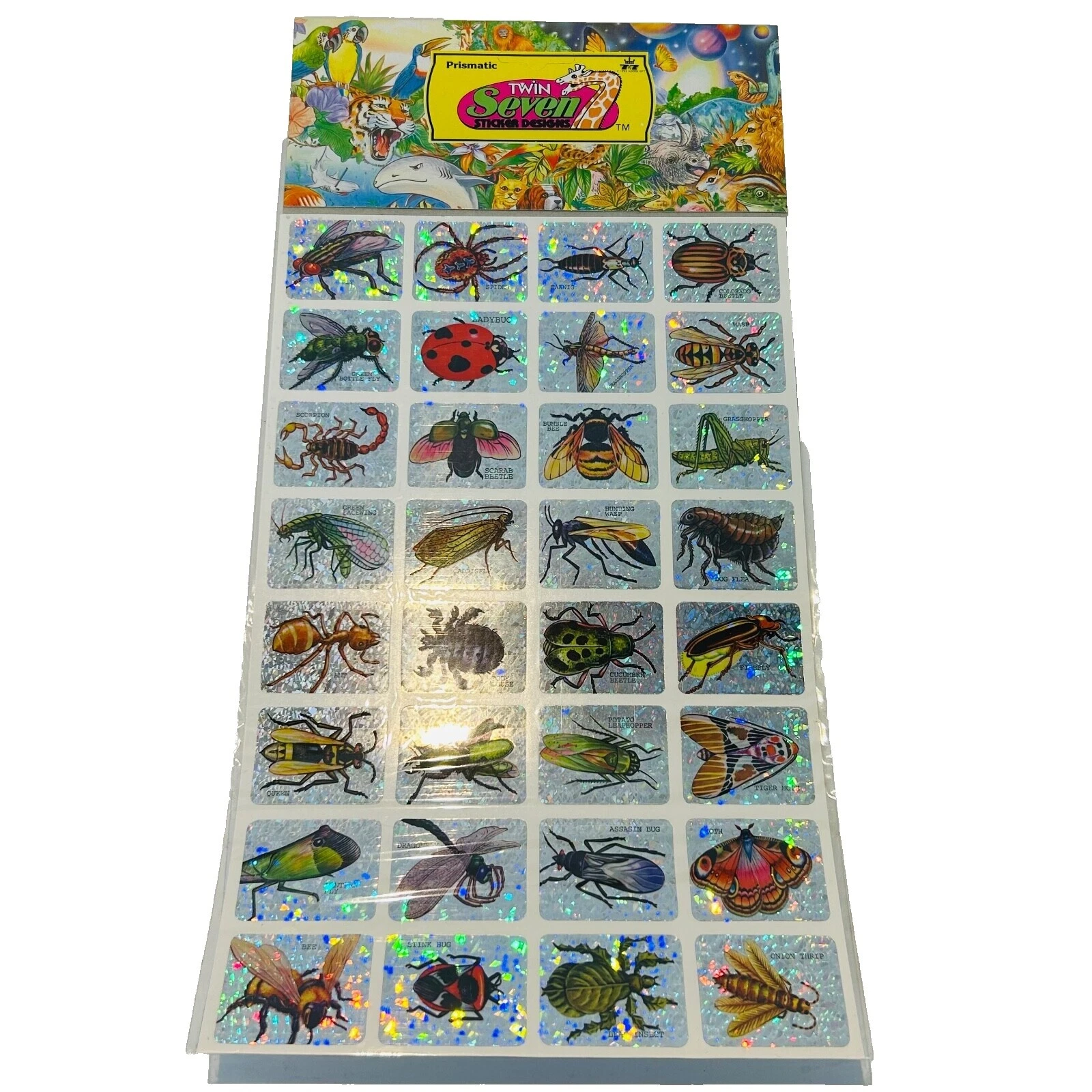 Animales e insectos Pegatinas Scrapbooking holográfica