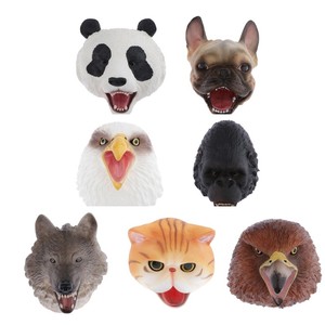 rubber animal hand puppets