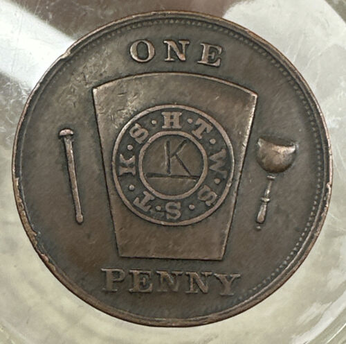 FREIMAURER EIN PENNY Front Royal, VA KAPITEL NR. 45 TOKEN