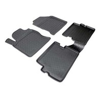 3D Gummi FußMatten Passend FüR Ford Focus I | BJ 1998-2004 | Passgenau Mit Rand