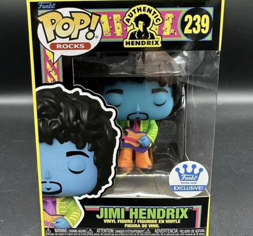 Funko Pop! Jimi Hendrix 239 Blacklight Funko Shop Exclusive