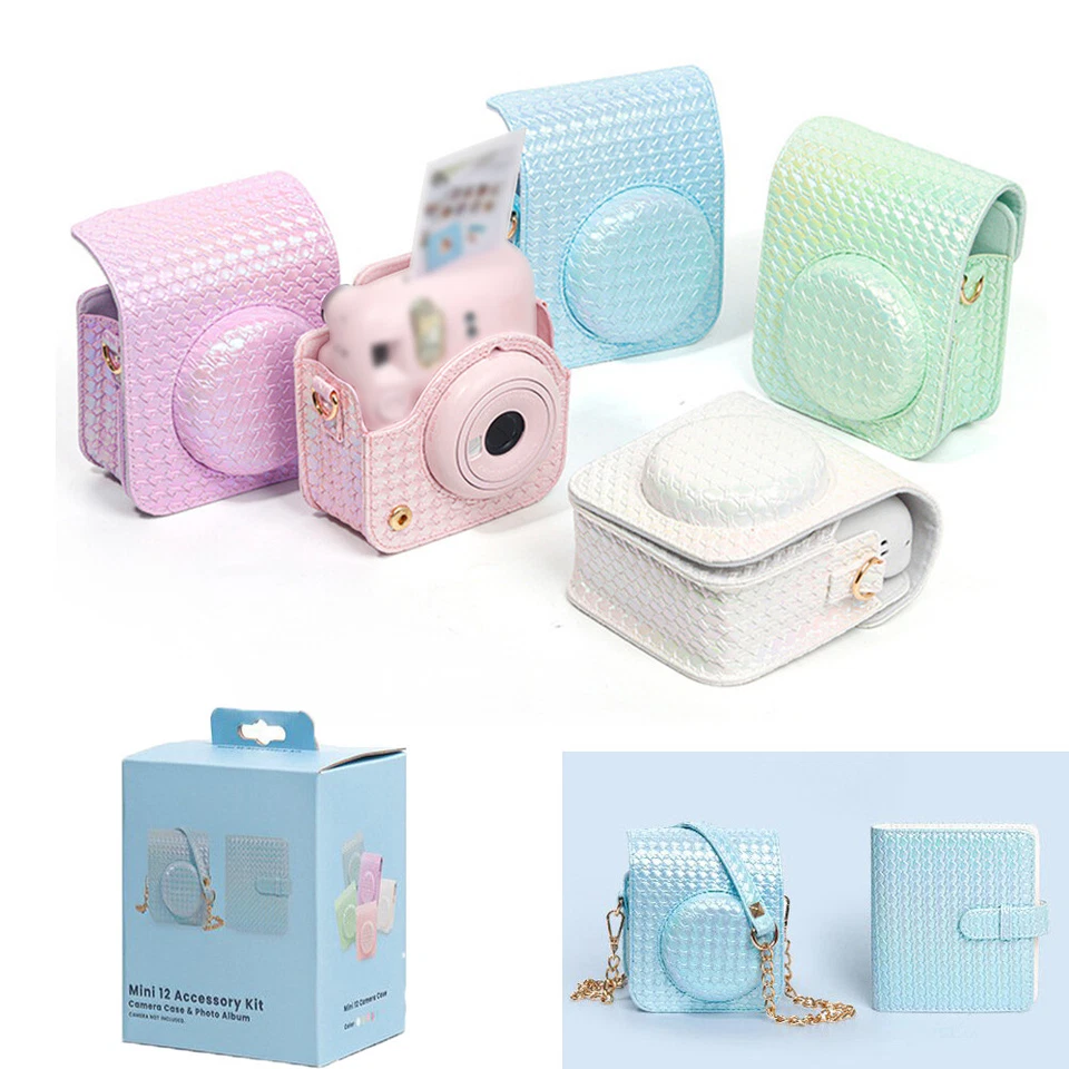 For Mini12  Illusionary Textured PU Material Camera Bag+Album Set - Image 2 of 4