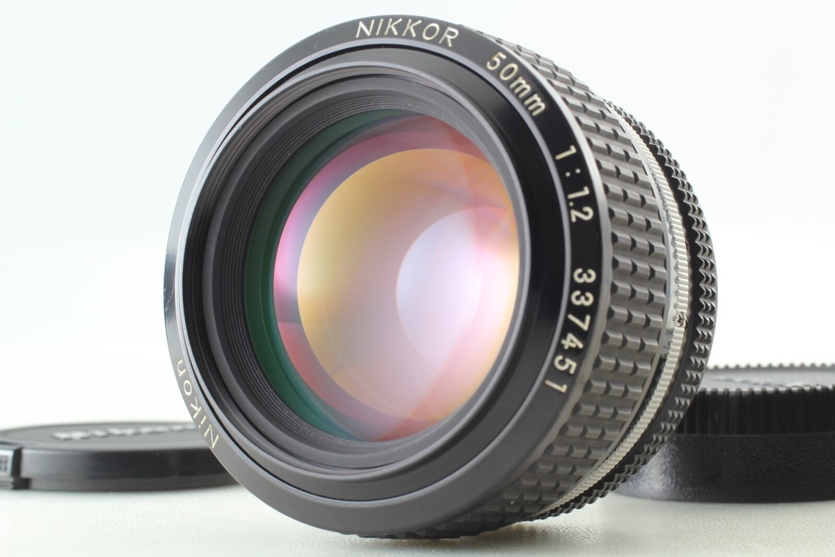 【極上品】NIKKOR 50mm f/1.2 AIS Ai-s MF Fマウント MINT】Nikon Ai-S NIKKOR 50mm F1.2 50/1:1.2 AIS MF Lens from JAPAN