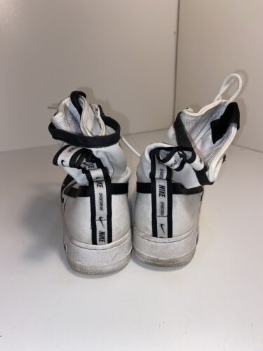 Nike SF Air Force 1 High Panda Men's Size 7 White Black Shoes 864024-100 Rare - Picture 3 of 6