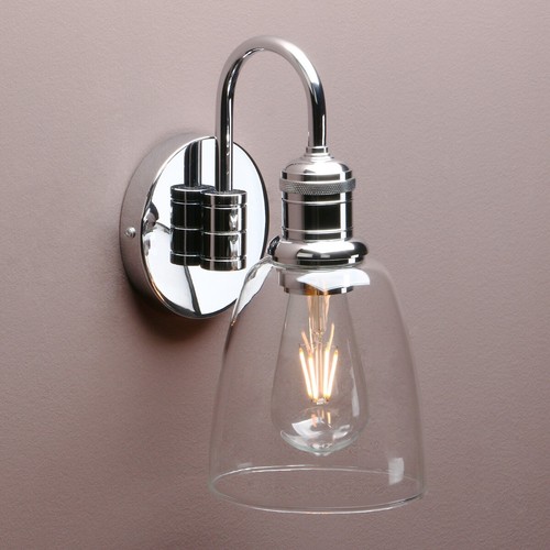 5.6" CLOCHE GLASS SHADE RETRO INDUSTRIAL BATHROOM WALL LAMP SCONCE Edison LIGHT - Picture 8 of 29