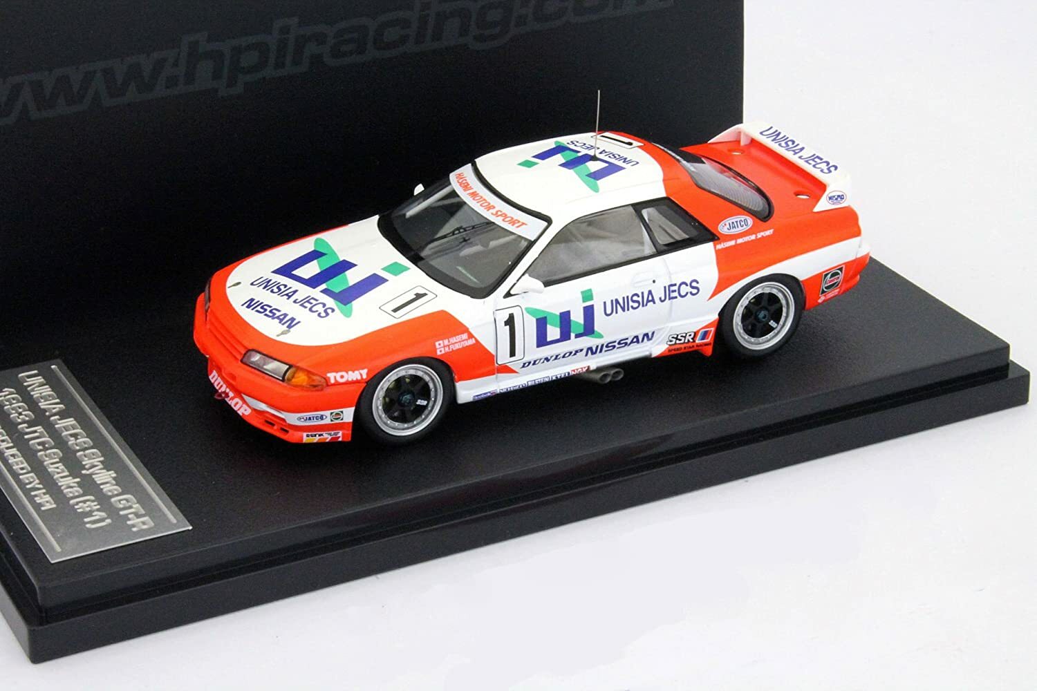 Miniature Nissan Skyline GT-R R32 Unisia Jecs Hpi Racing 1/43