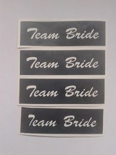 10 - 400 Team Bride stencils for glitter tattoos / airbrush bachelorette party