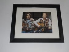 Large Framed Paul Simon / George Harrison SNL 1976 On Stage Shot 24" by 20"