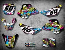 Full Custom Graphic Kit Suzuki JR 50 PINNED STYLE stickers decals graphics