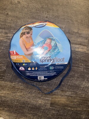 SwimWays Infant and Baby Spring Water Float - Blue