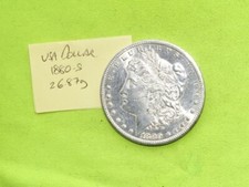 1880 S UNC Silver USA American Morgan DOLLAR (26.87grams) Combine postage