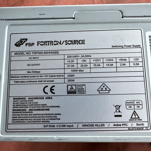 Fortron PC Computer Netzteil 350 Watt