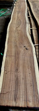 1 LONG THICK KILN DRIED BOLIVIAN ROSEWOOD NATURAL EDGE SLAB 132" X 14" -16" X 2"