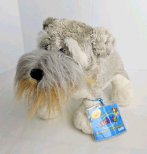 Ganz Webkinz Schnauzer Dog Plush Stuffed Animal Sealed Code HM159