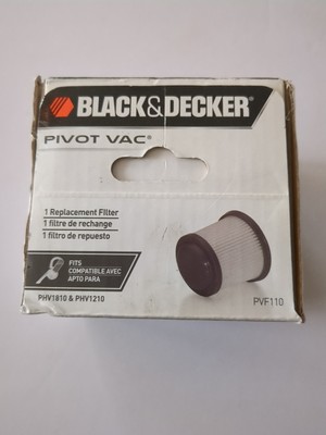 Black & Decker Pivot Vac Filter for PHV1810 PHV1210 Brand New Sealed PVF110