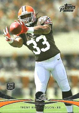 2012 Topps Prime Retail #40 Trent Richardson RC Cleveland Browns