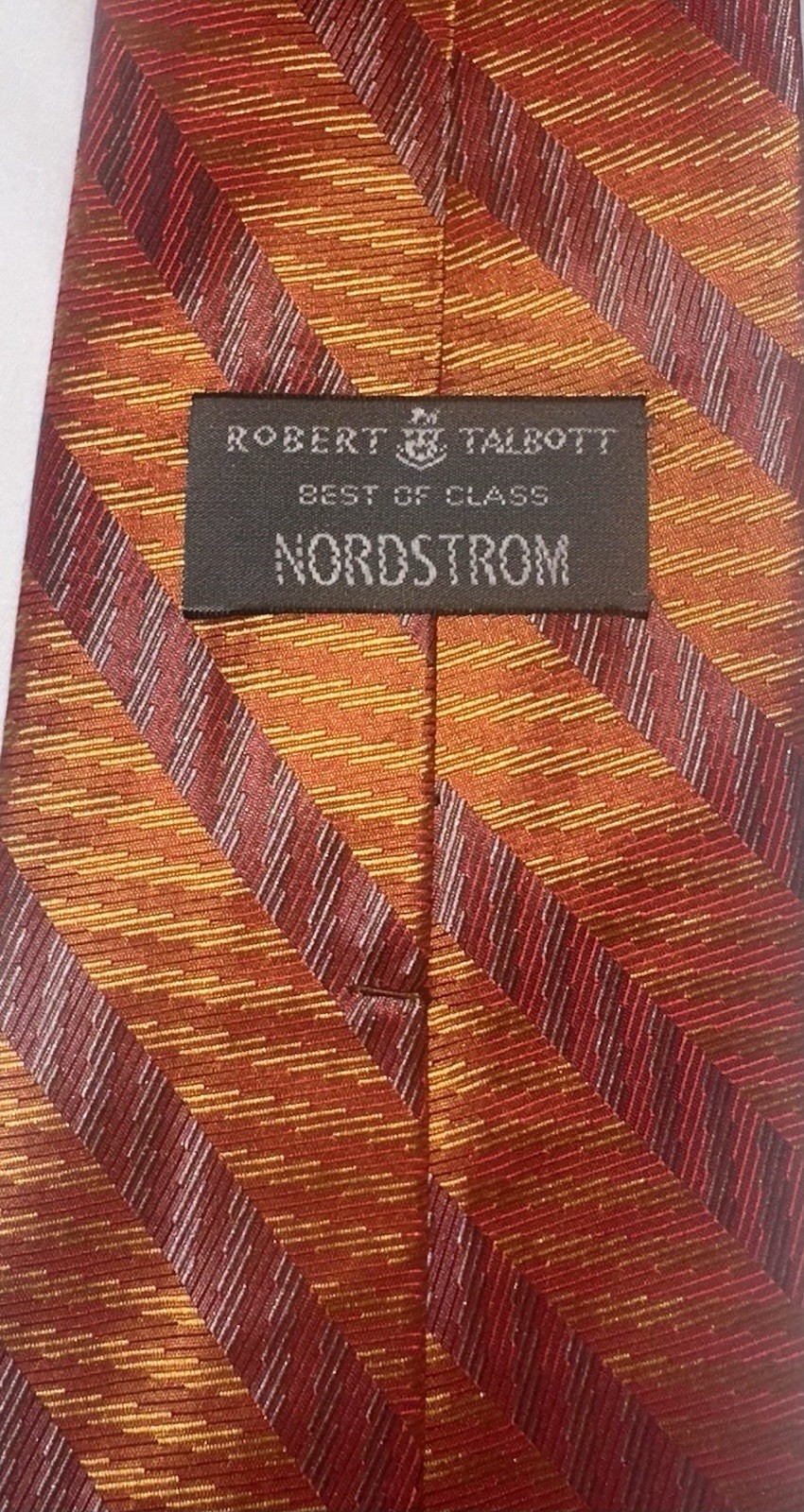 Immaculate Nordstrom Robert Talbott Multi Stripes… - image 3