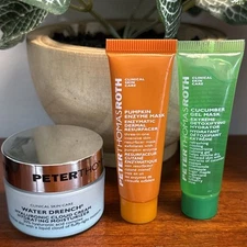 Peter Thomas Roth Pumpkin Enzyme Mask & Cucumber 0.47oz & Water Drench Cloud