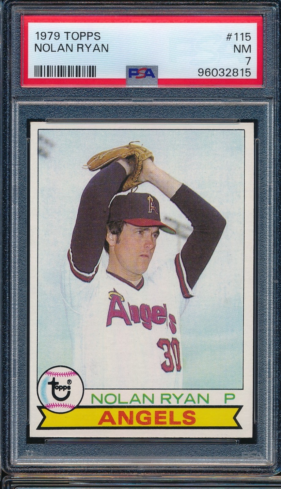1979 Topps Nolan Ryan #115 PSA 7 NM Condition - HOF Angels