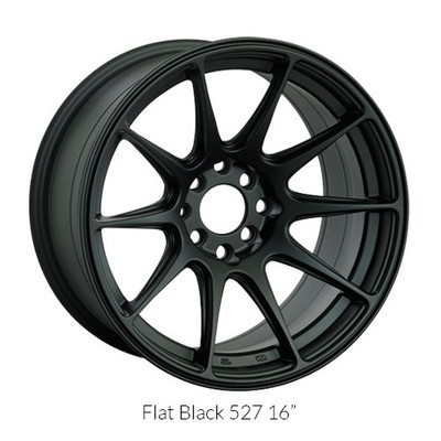 XXR Wheels Rim 527 15x8 4x100/4x114.3 ET20 73.1CB Flat Black