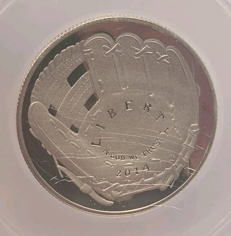 2014-S PR70 DCAM NATIONAL BASEBALL HALL OF FAME FIRST DAY ISSUE 1299 OF 2014 - Image 3 of 4