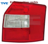 TYC 11-0353-01-2 Heckleuchte Rechts RüCklicht Hecklicht RüCkleuchte FüR Audi