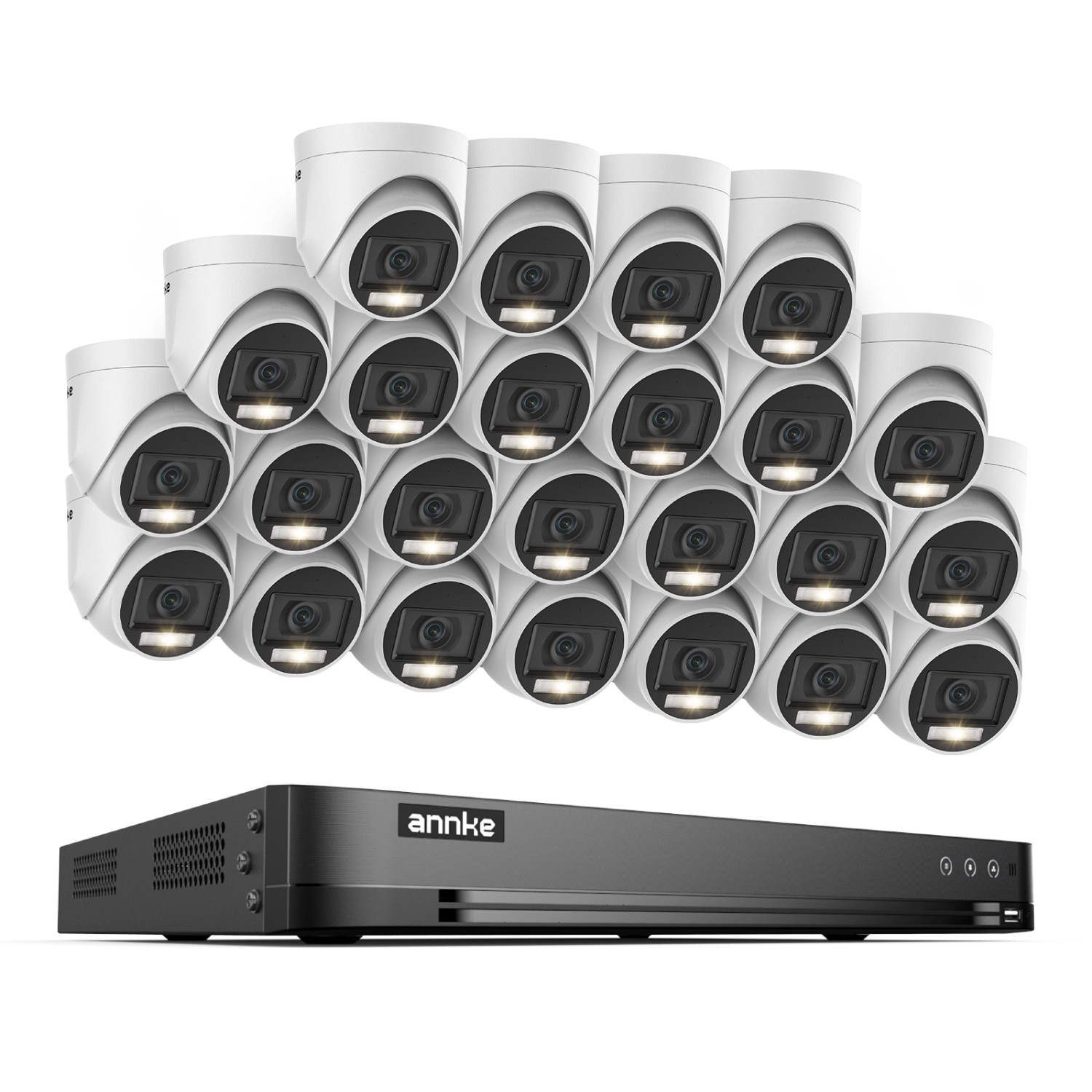 ANNKE 32CH DVR 5MP Audio Recording Security Camera System AI Color Night H.265+