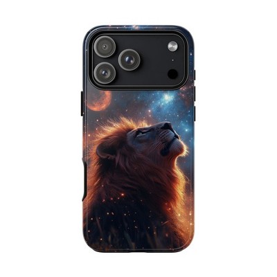 Phone Ink - iPhone/Galaxy/Pixel Case - Lion Starry Sky