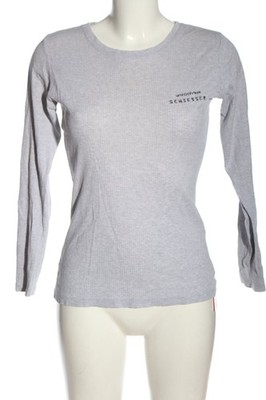 UNCOVER Longsleeve Damen Shirt Gr. DE 38 hellgrau Casual-Look