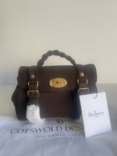 Mulberry Mini Alexa Nubuck Ebony Brand New Sold Out! 100% Authentic